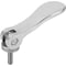 Kipp Cam levers, stainless, with external thread; thrust washer stainless K0645.2541010X40 - alternate 1